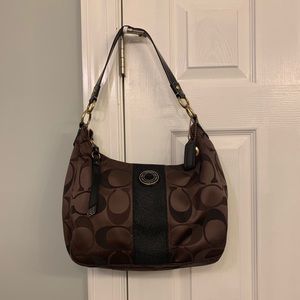 Coach Brown Signature Pattern Purse